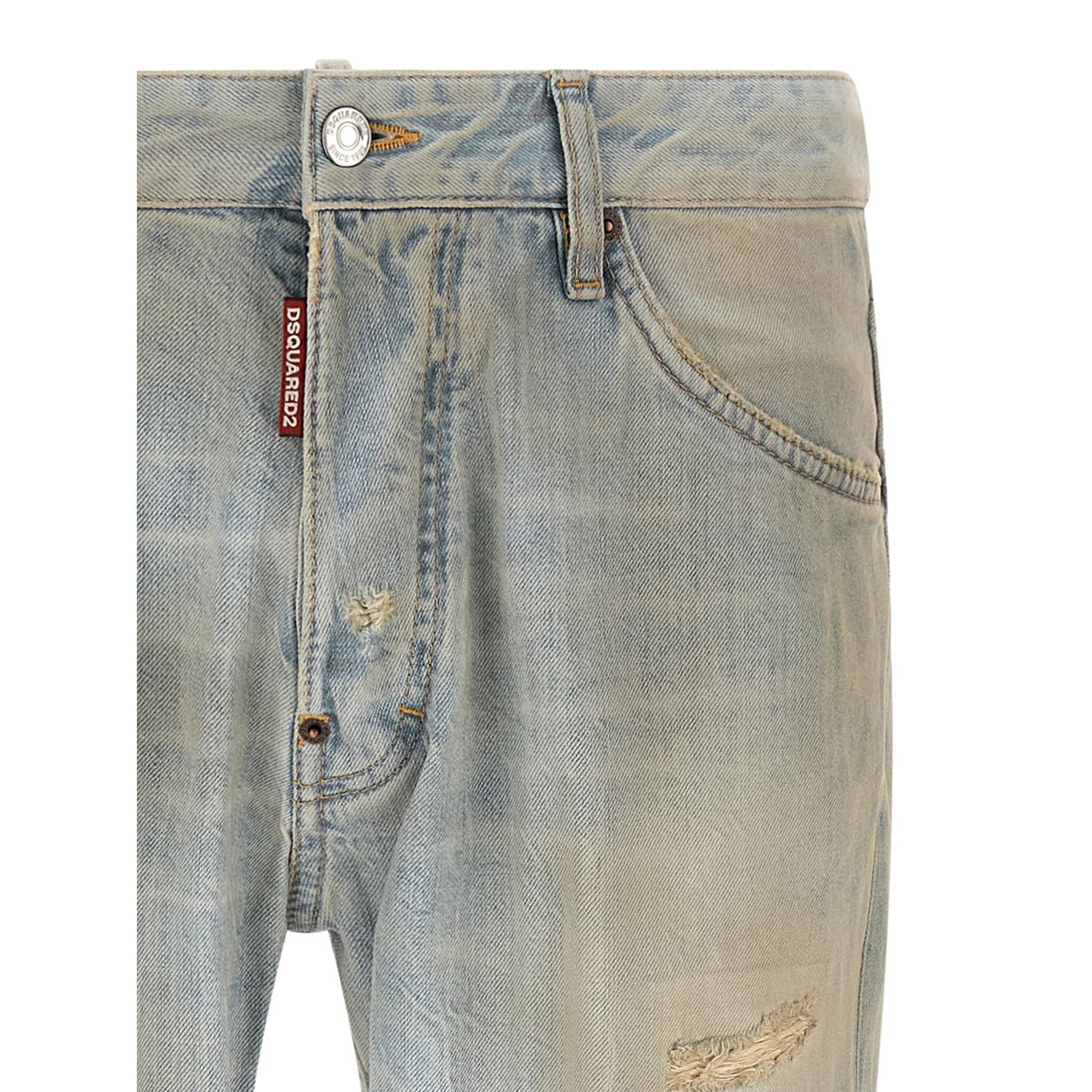 Dsquared² Blue Cotton Jeans Denim