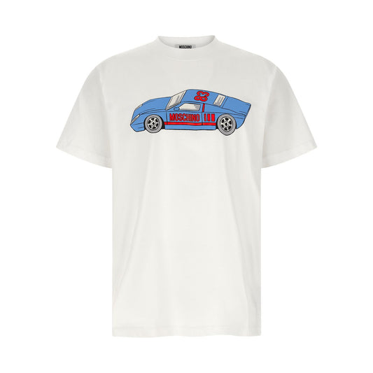 Moschino White Cotton T-Shirt