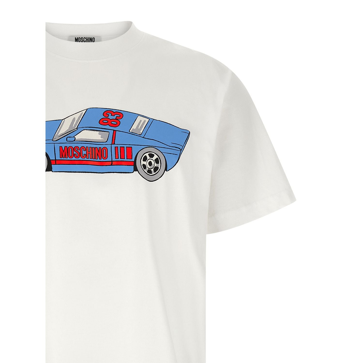 Moschino White Cotton T-Shirt