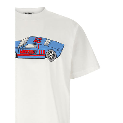 Moschino White Cotton T-Shirt
