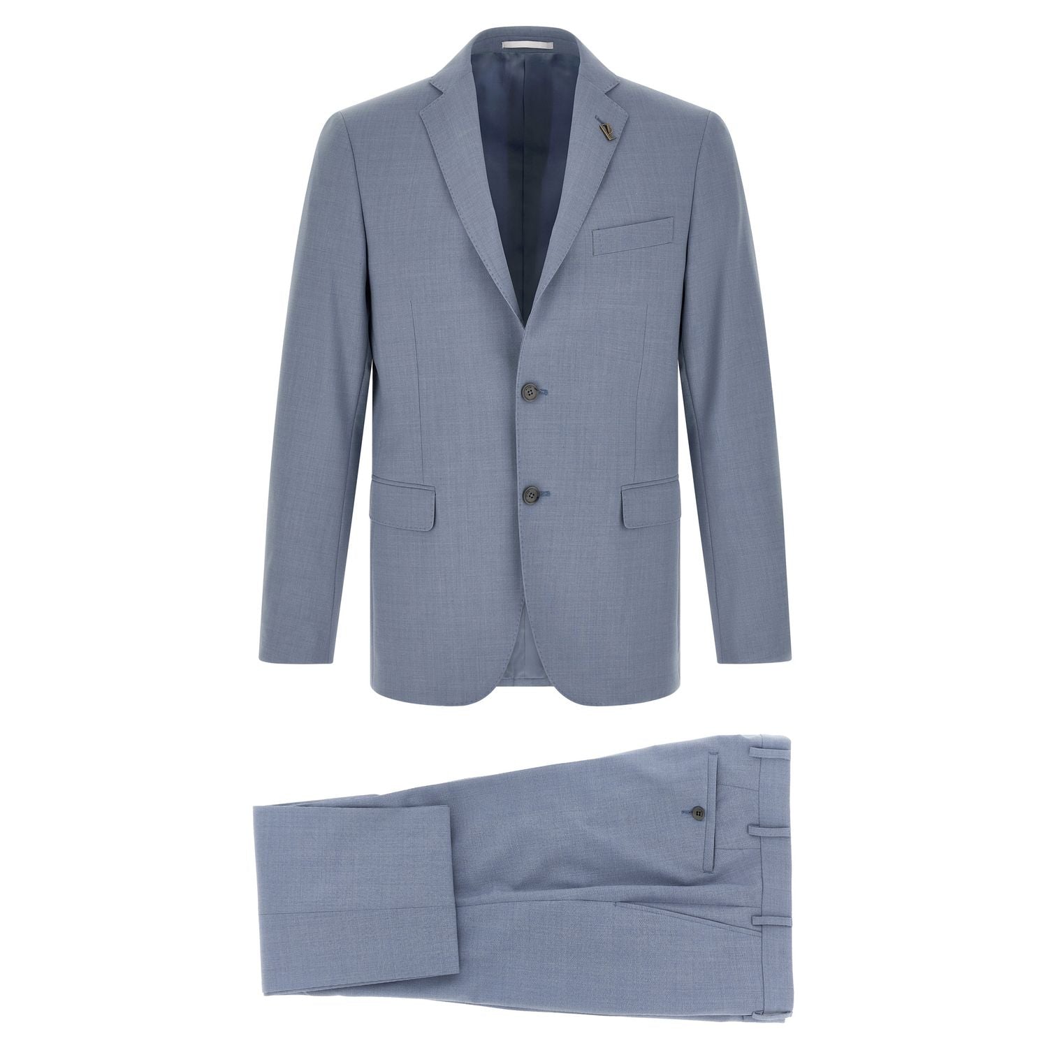 Pal Zileri Blue Polyester Two-Piece Suit