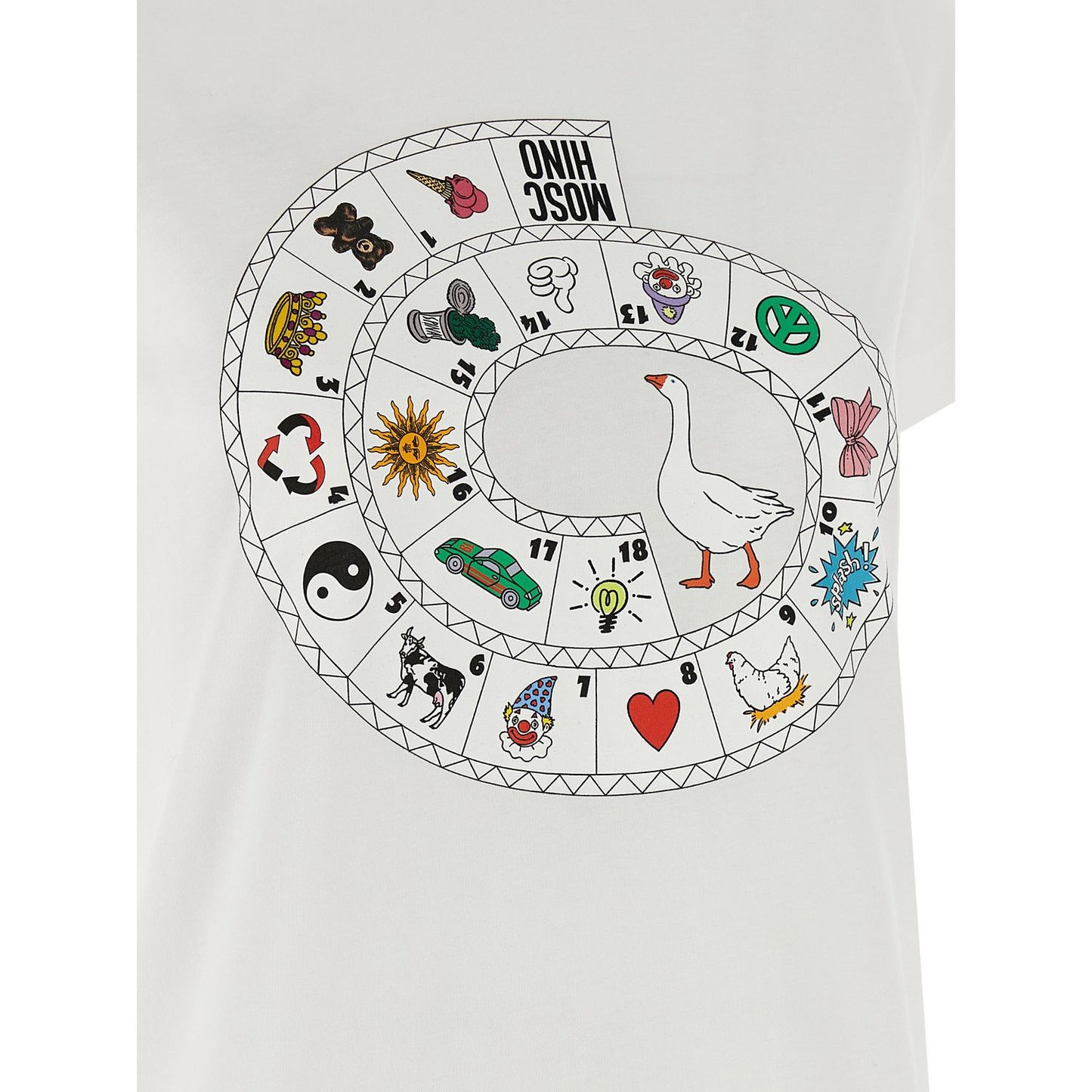 Moschino White Cotton T-Shirt