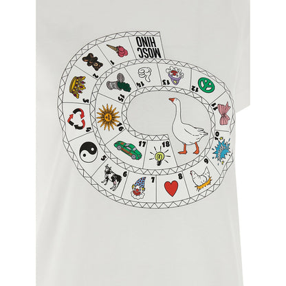 Moschino White Cotton T-Shirt