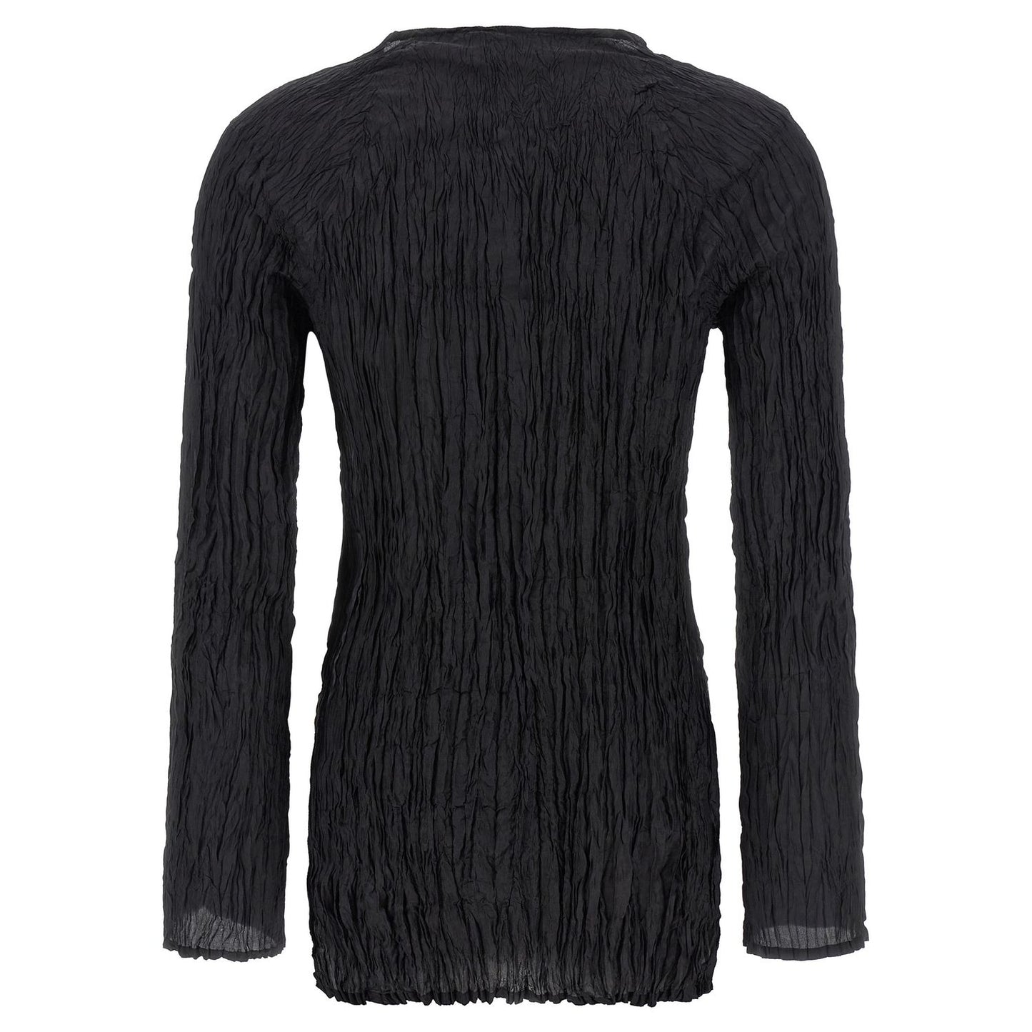 P.A.R.O.S.H. Black Silk Blouse