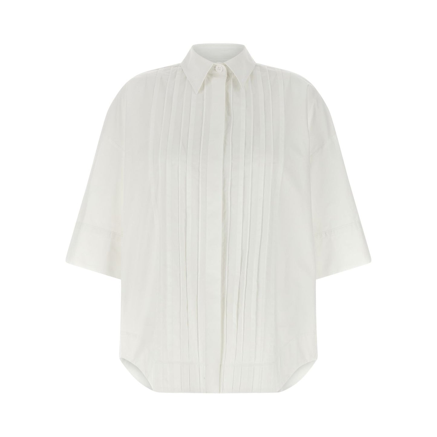 P.A.R.O.S.H. White Cotton Blouse