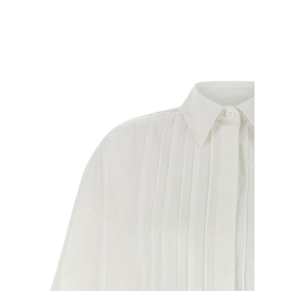 P.A.R.O.S.H. White Cotton Blouse