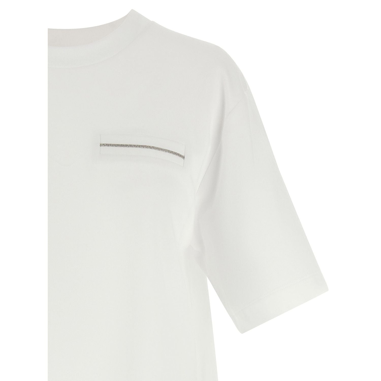 Peserico White Cotton T-Shirt