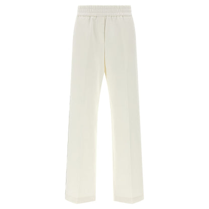 Peserico White Cotton Casual Pants
