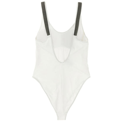 Brunello Cucinelli White Polyamide One-Piece Swimsuit