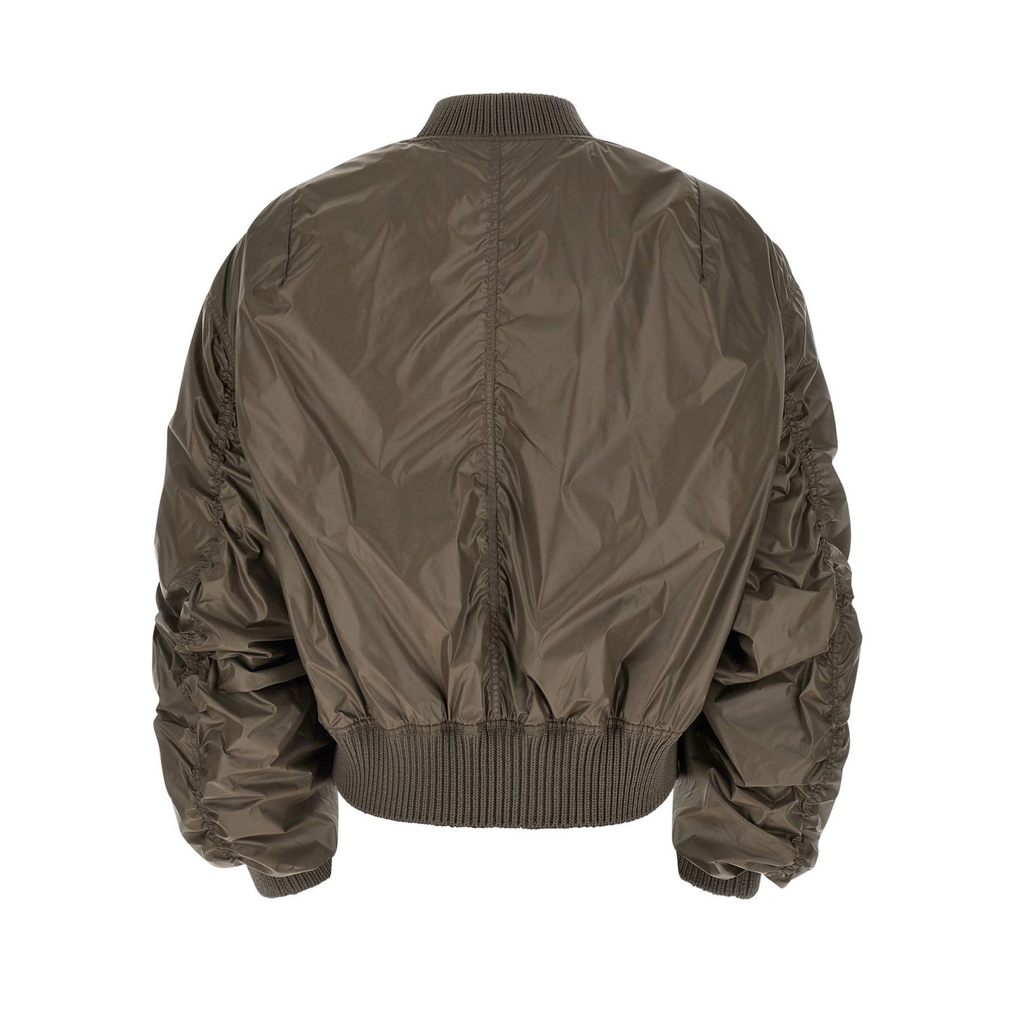 Rick Owens Gray Nylon Bomber