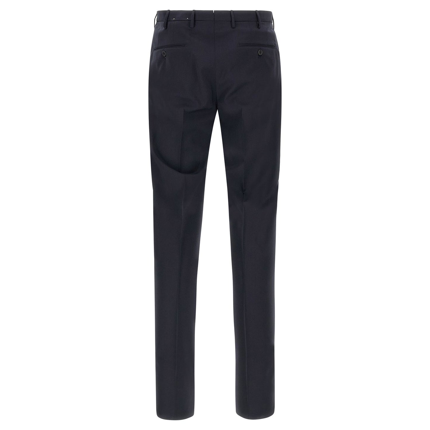 Incotex Blue Virgin Wool Dress Pants