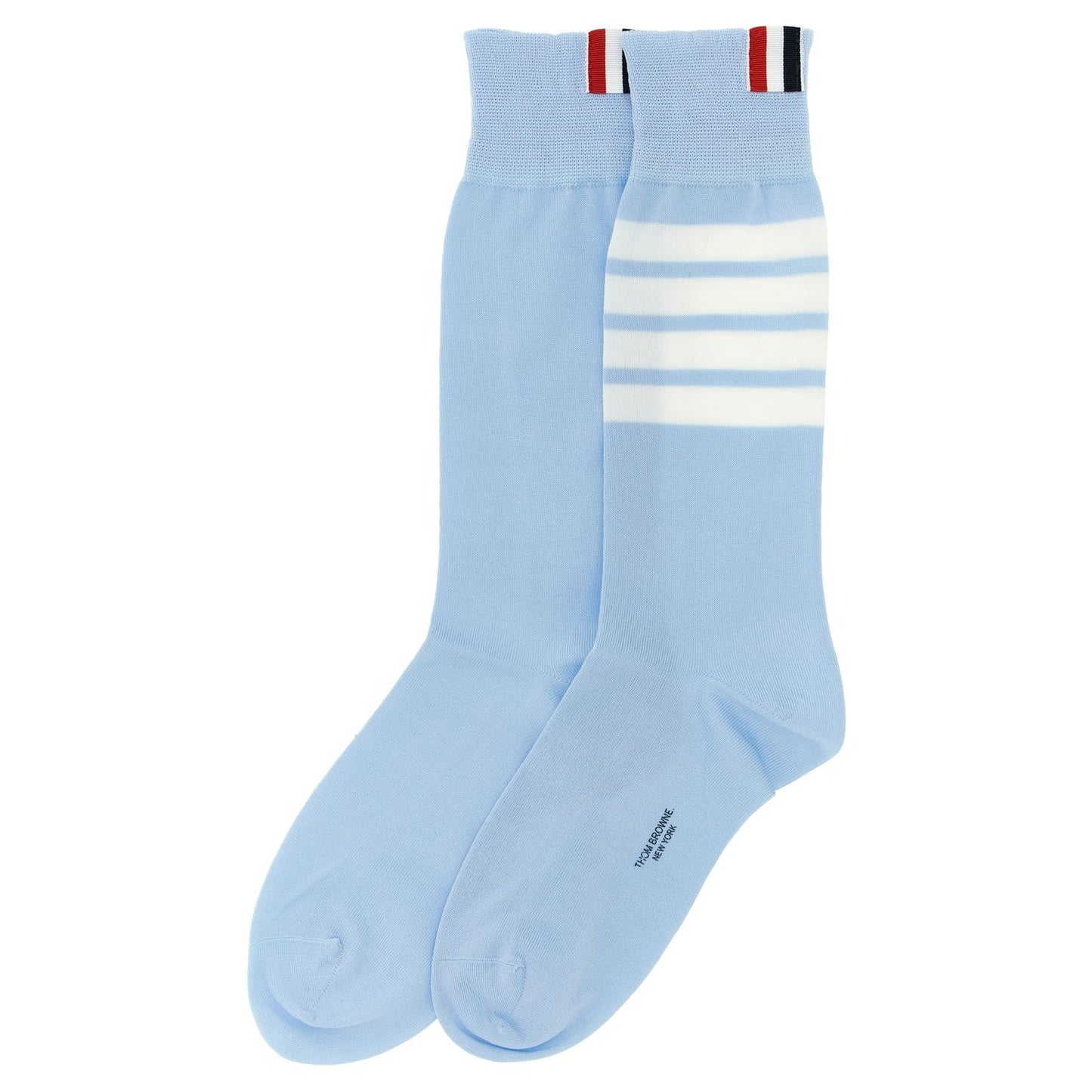 Thom Browne Blue Cotton Socks