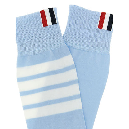 Thom Browne Blue Cotton Socks