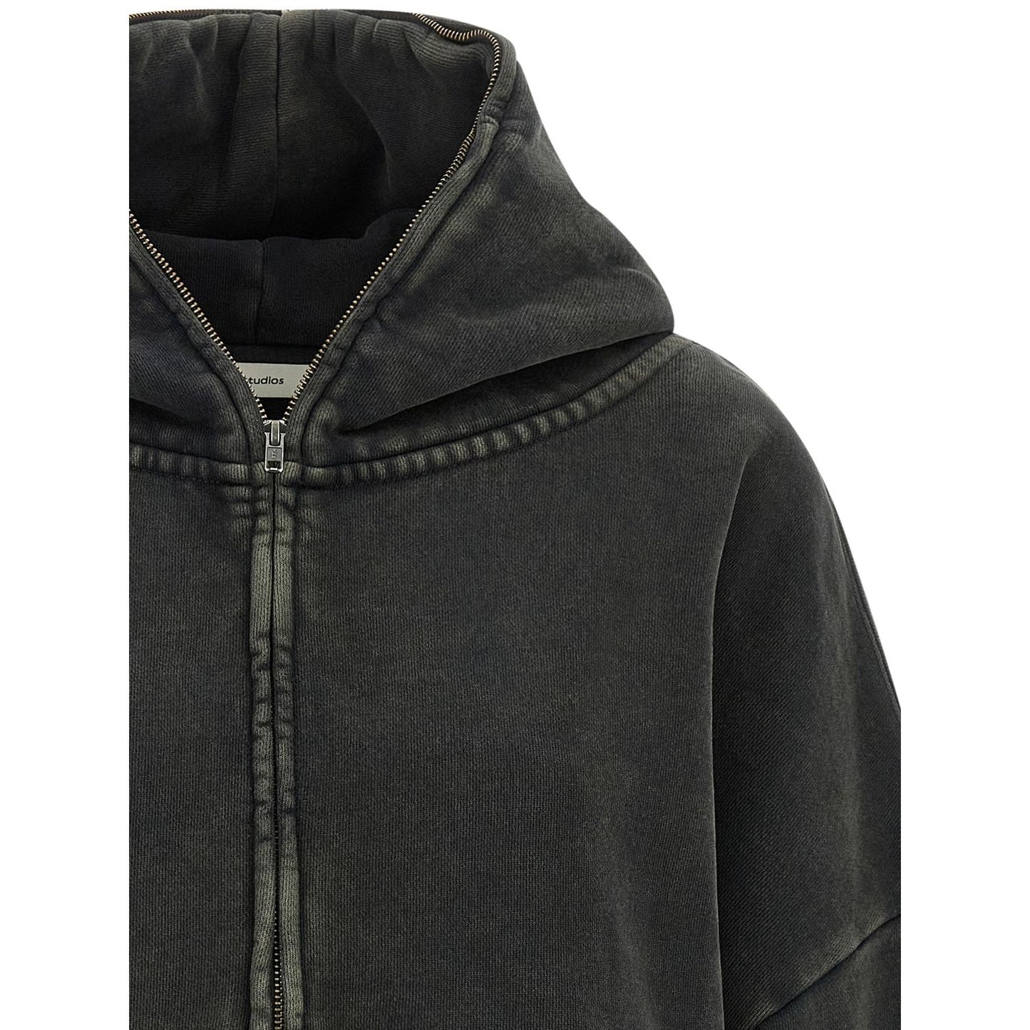Entire Studios Gray Cotton Hoodie