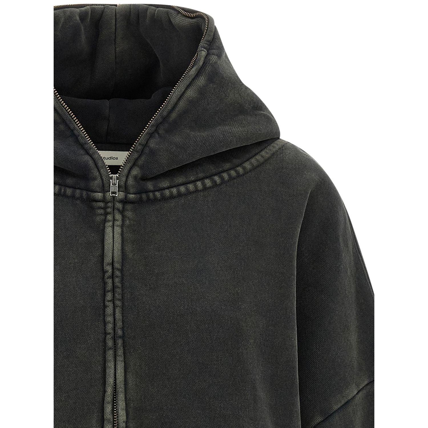Entire Studios Gray Cotton Hoodie