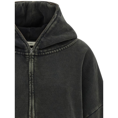Entire Studios Gray Cotton Hoodie