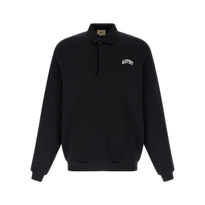 Autry Black Cotton Sweatshirt