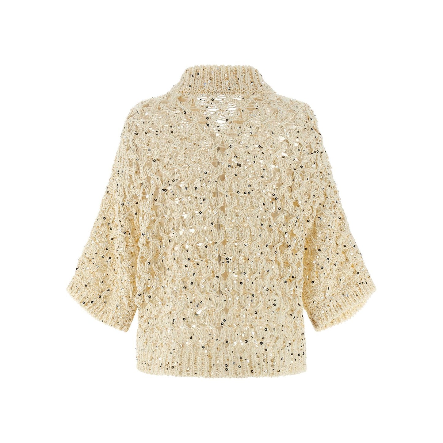 Peserico Beige Cotton Cardigan