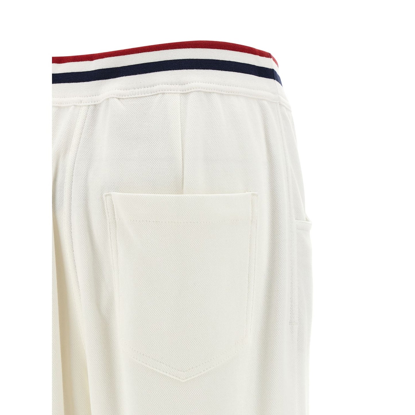 Brunello Cucinelli White Cotton Joggers (Workout Pants)