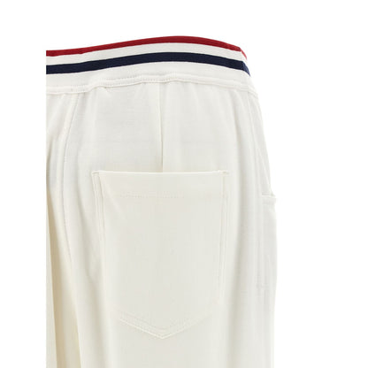 Brunello Cucinelli White Cotton Joggers (Workout Pants)