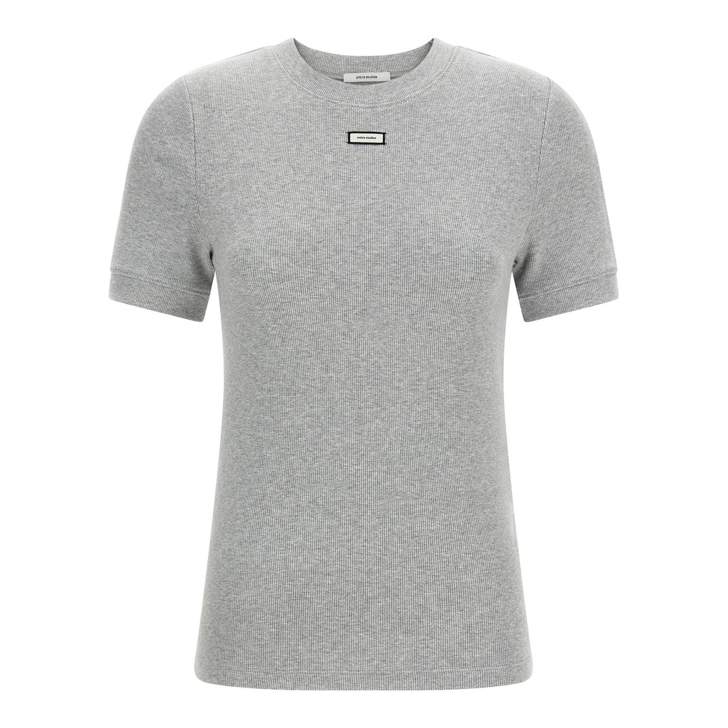 Entire Studios Gray Cotton T-Shirt