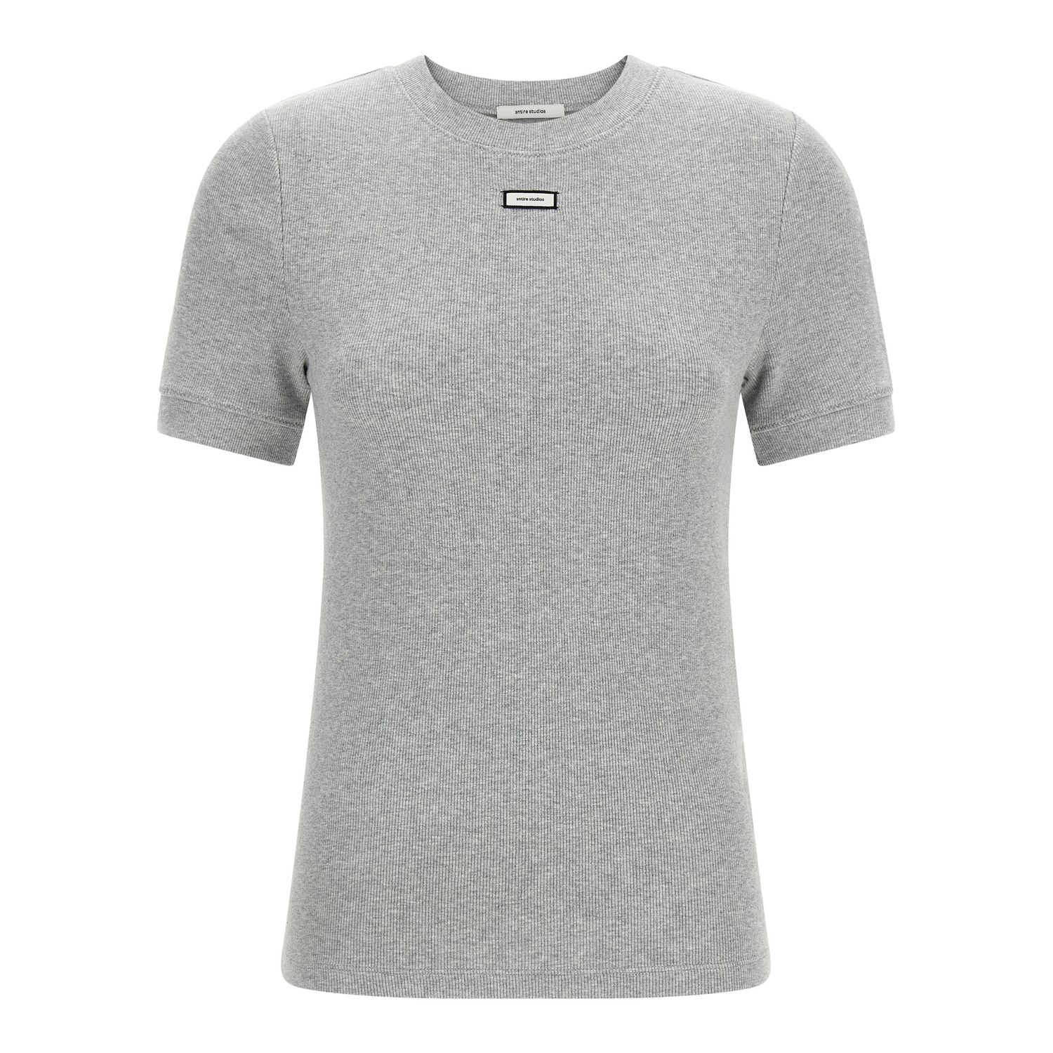 Entire Studios Gray Cotton T-Shirt