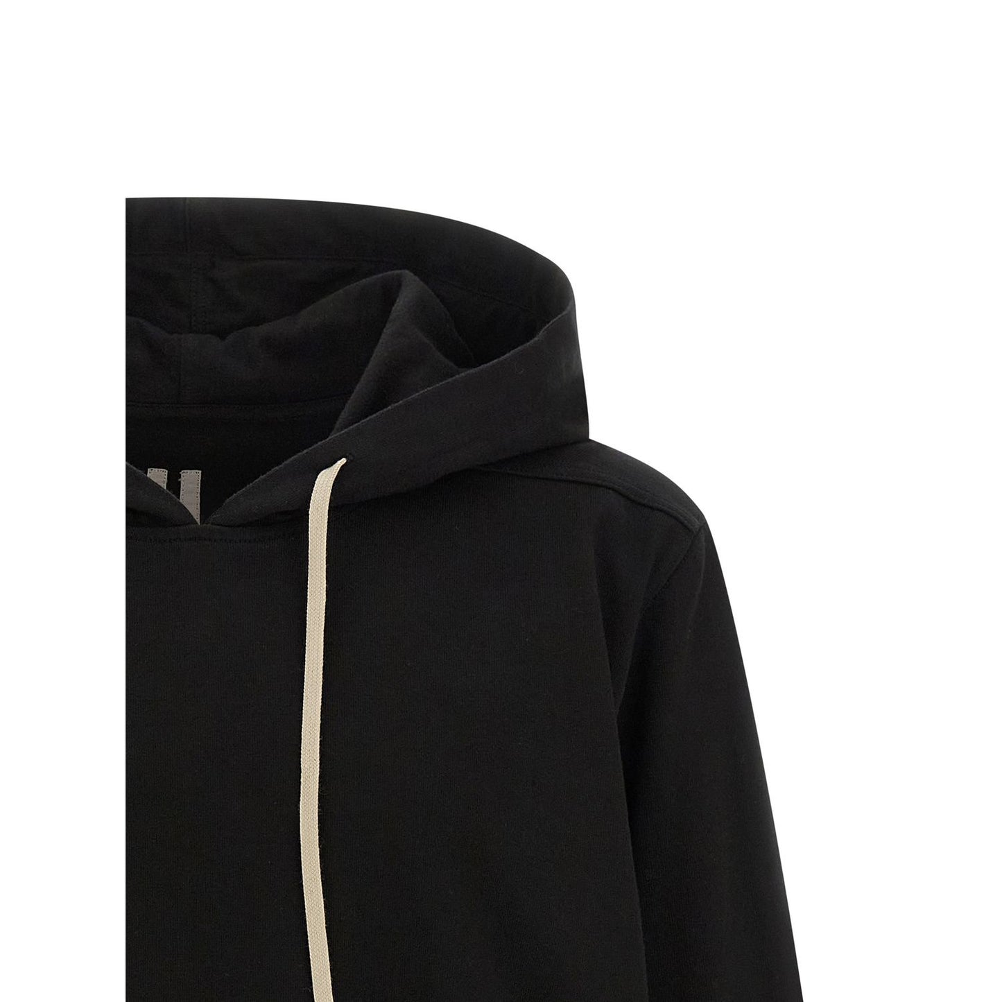 Rick Owens Black Cotton Sweatshirt