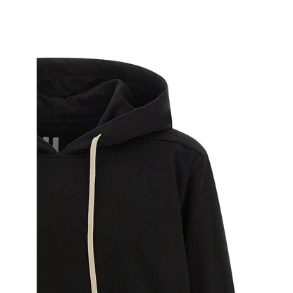 Rick Owens Black Cotton Sweatshirt