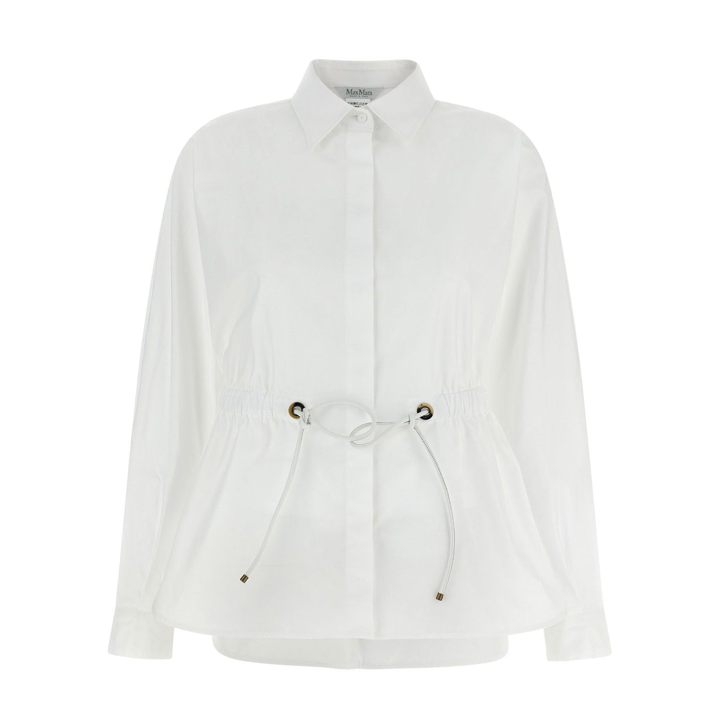 Max Mara White Cotton Blouse