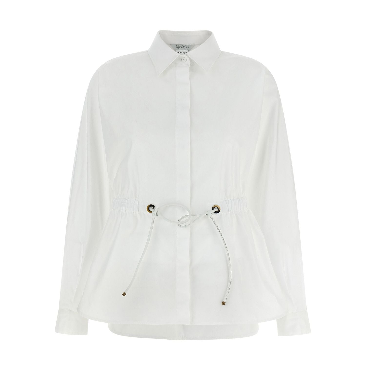 Max Mara White Cotton Blouse