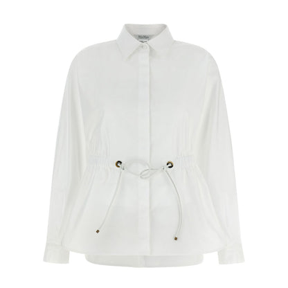 Max Mara White Cotton Blouse