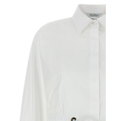Max Mara White Cotton Blouse