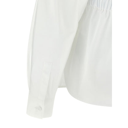 Max Mara White Cotton Blouse
