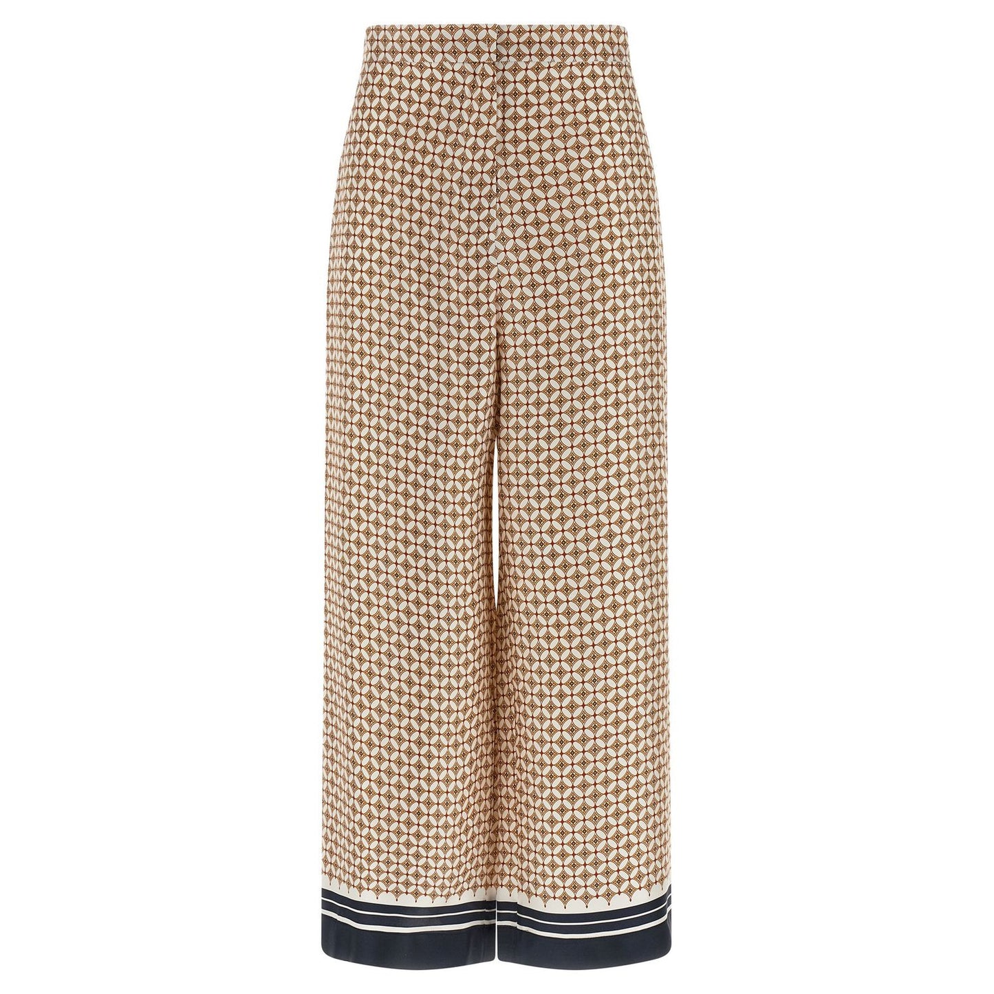 Max Mara Blue Silk Pants