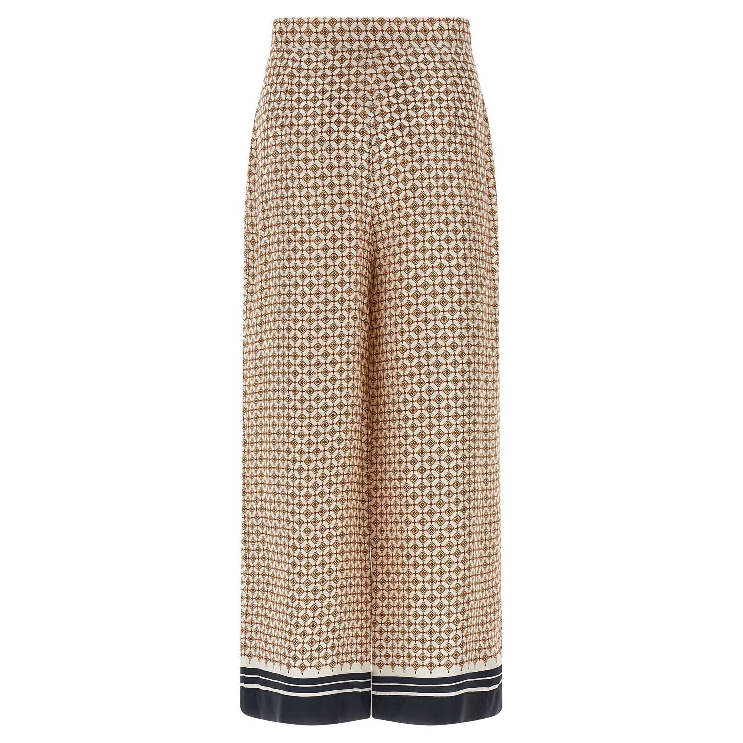 Max Mara Blue Silk Pants