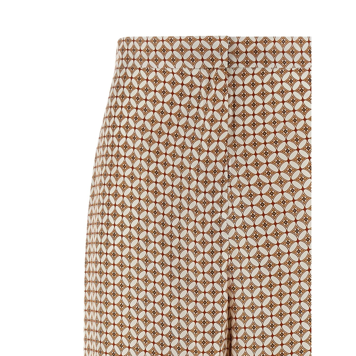 Max Mara Blue Silk Pants