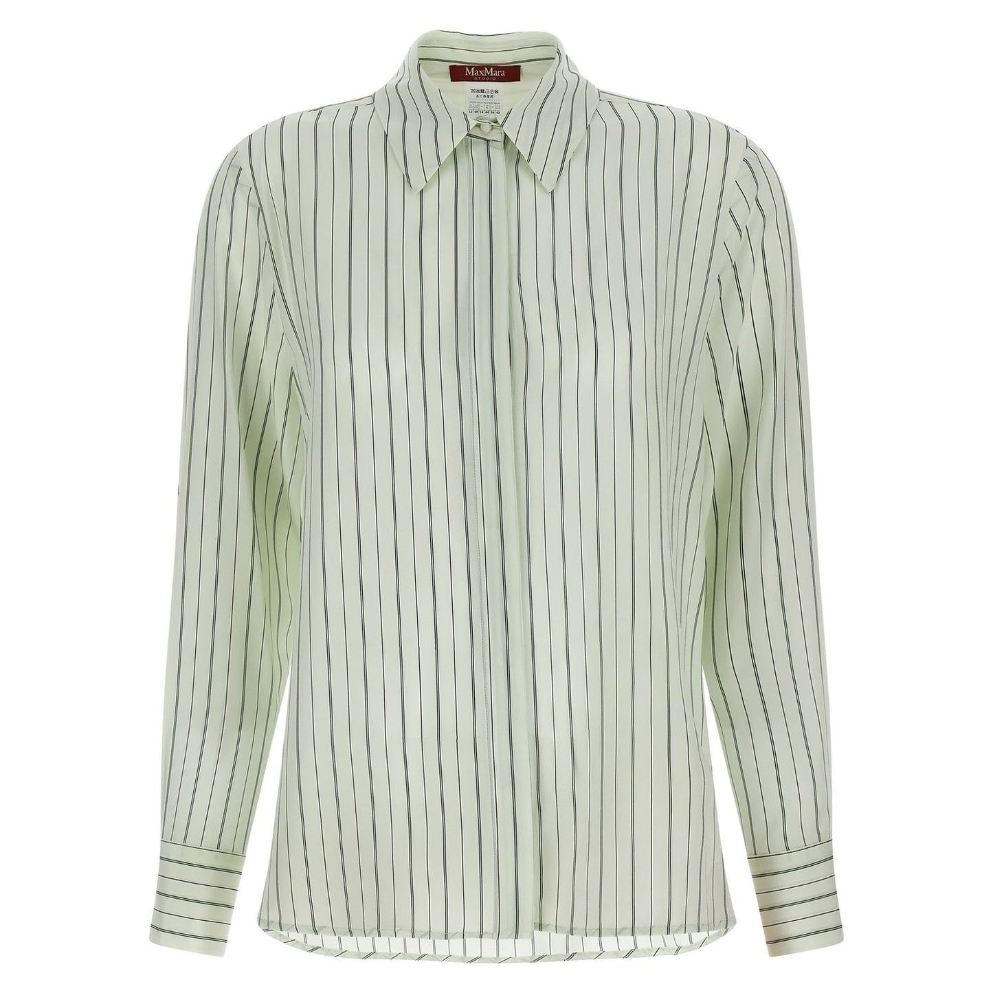 Max Mara Bicolor Silk Blouse