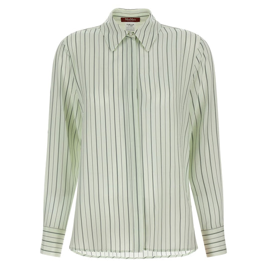 Max Mara Bicolor Silk Blouse