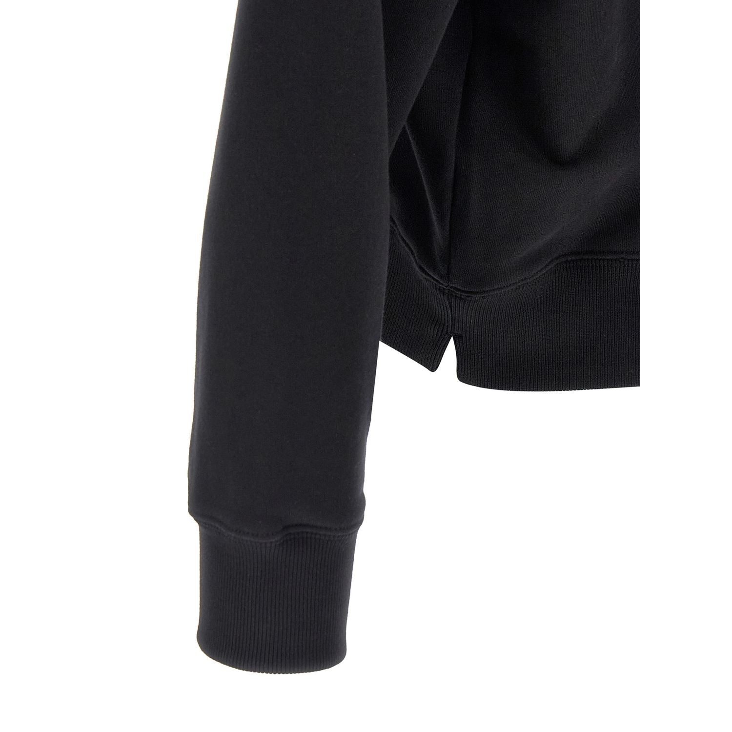 Off-White Black Cotton Sweatshirt