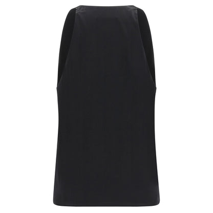 Armarium Black Silk Tank Tops