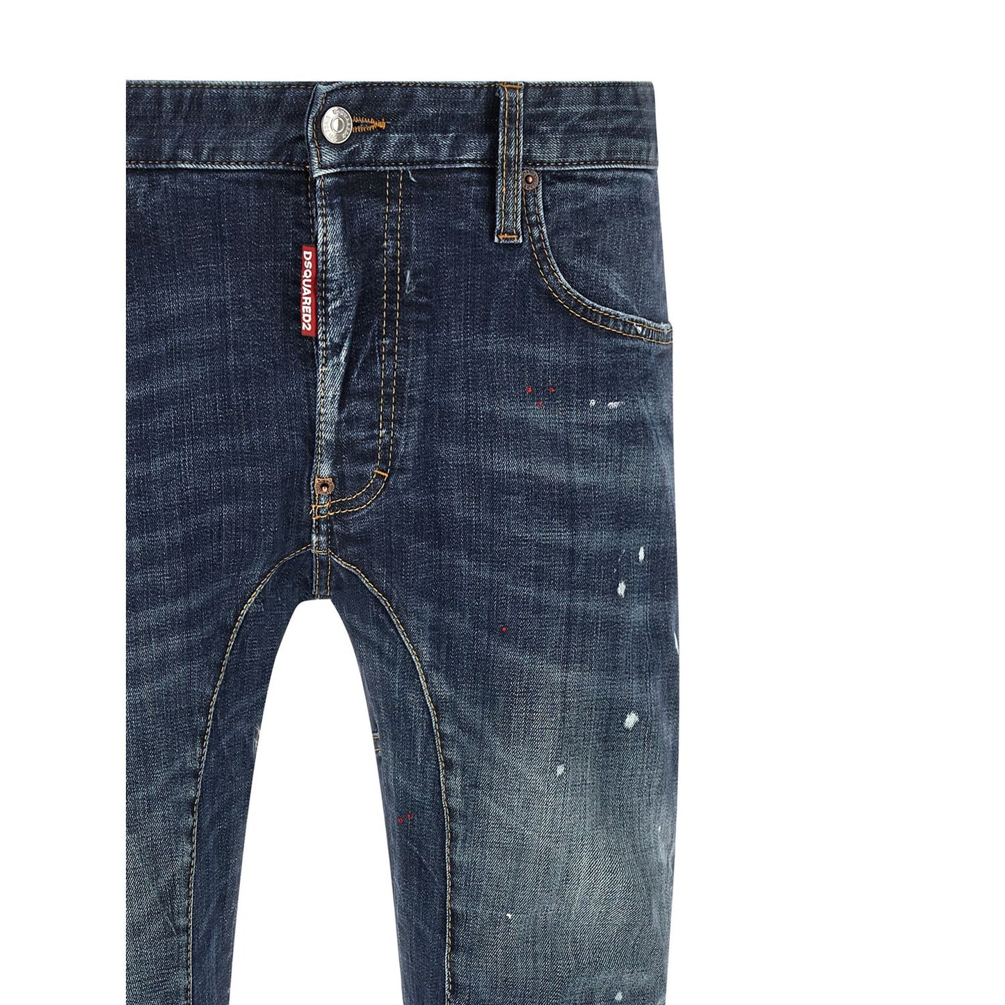 Dsquared² Blue Cotton Jeans Denim
