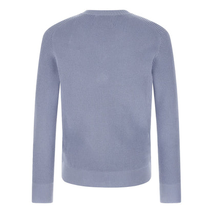 Ballantyne Blue Cotton Cardigan