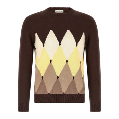 Ballantyne Brown Cotton Cardigan