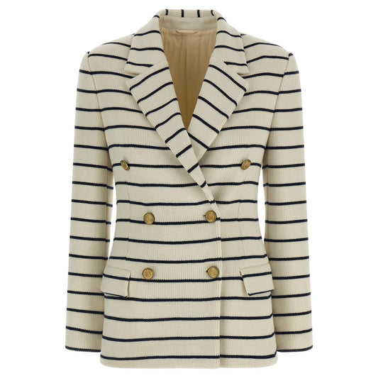 Brunello Cucinelli Blue Cotton Blazer