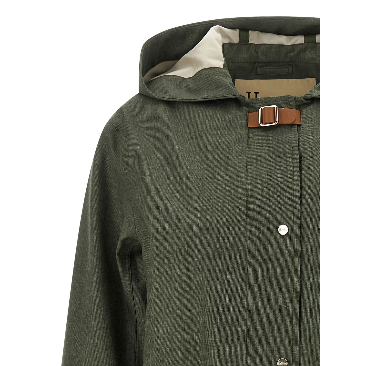 Herno Bicolor Linen Coat