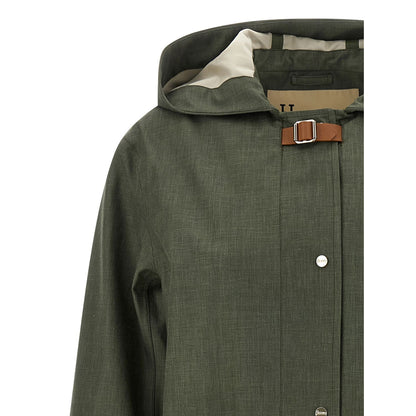 Herno Bicolor Linen Coat