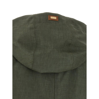 Herno Bicolor Linen Coat