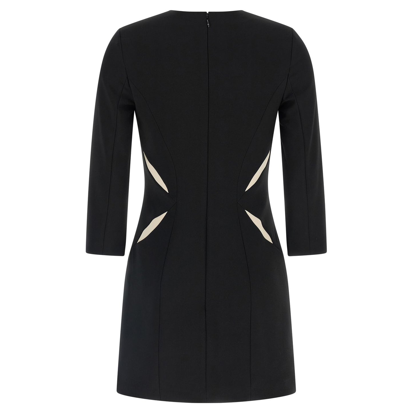 Elisabetta Franchi Bicolor Polyester Short Dress