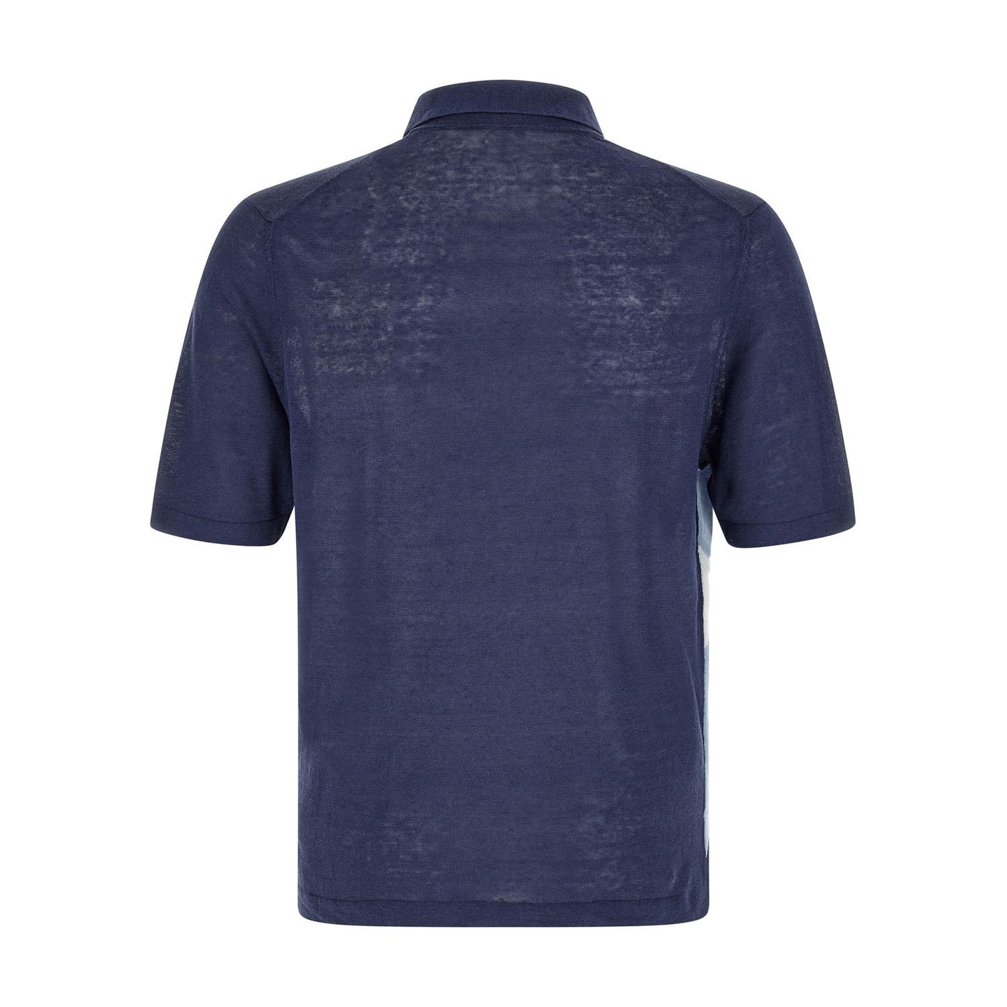 Ballantyne Blue Linen Polo Shirt