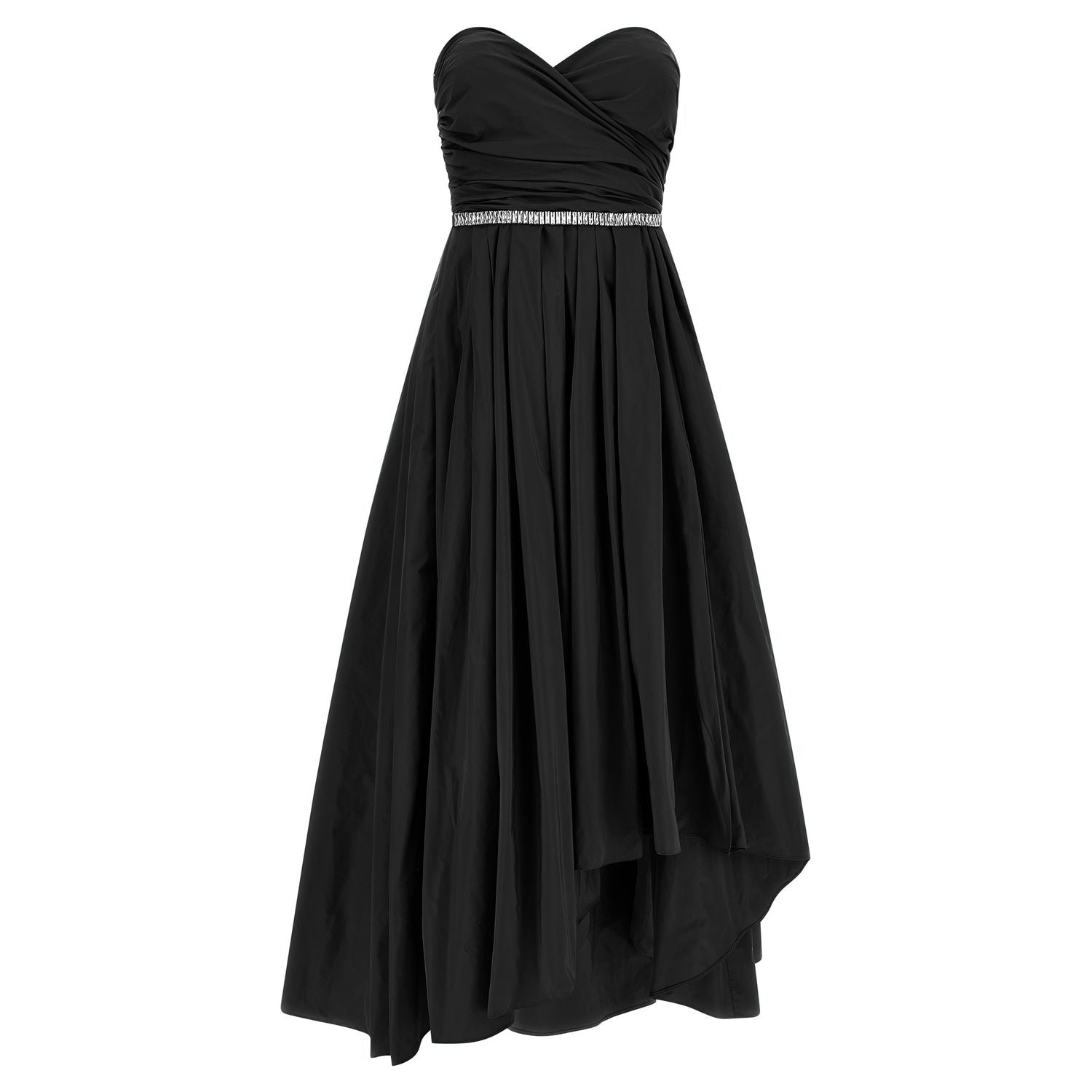 PINKO Black Polyester Long Dress